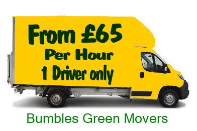 Bumbles Green man with a van removals